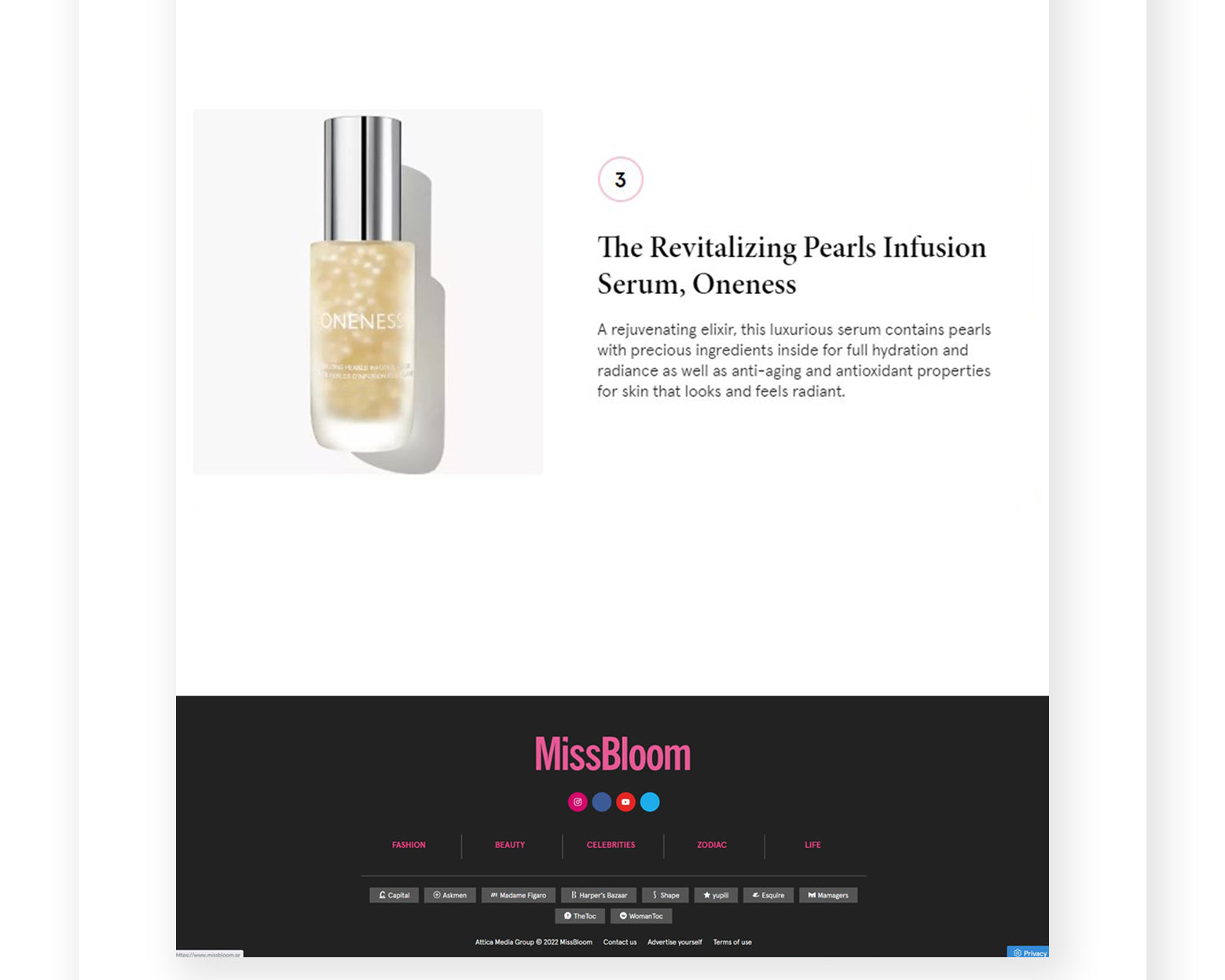 As Featured In MissBloom