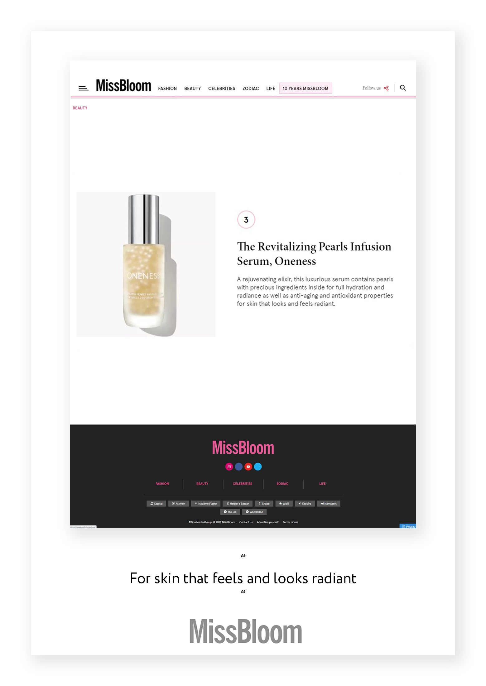 As Featured In MissBloom