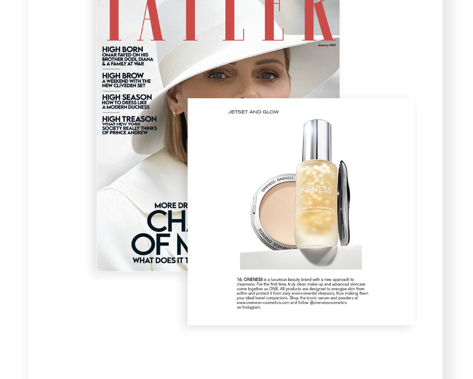 As Featured In TATLER