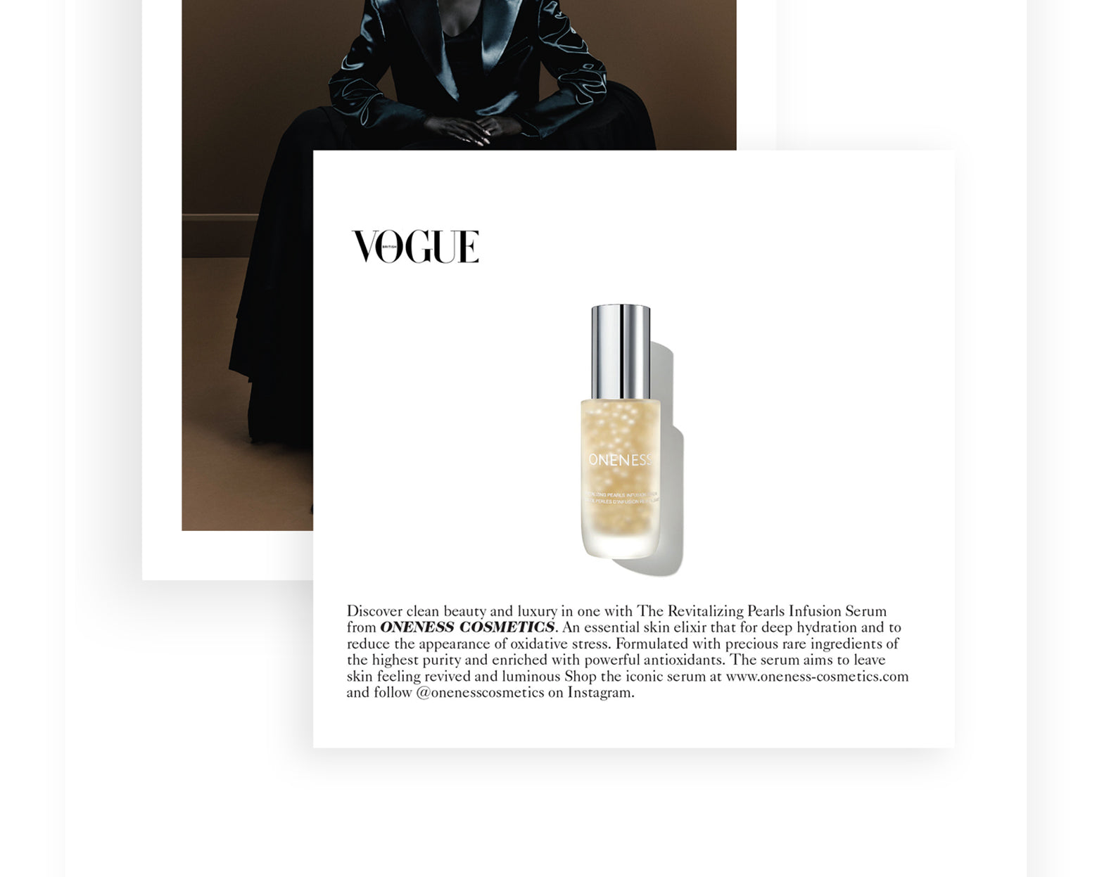 As Featured In VOGUE