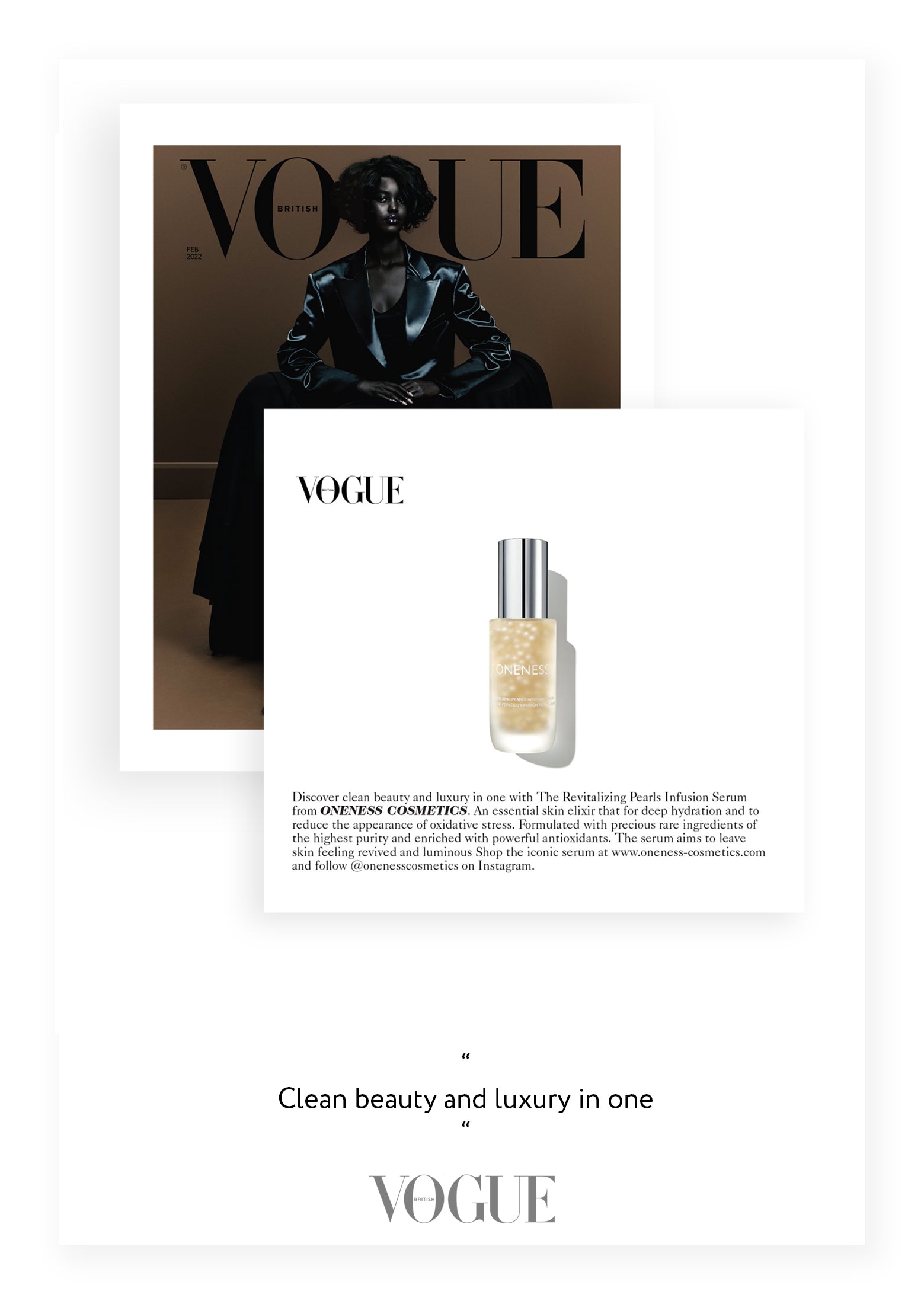 As Featured In VOGUE